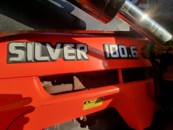 SOLD- Used SAME SILVER 100.6 - 100hp 6 cylinder, Cab tractor with Loader ! - Image 2