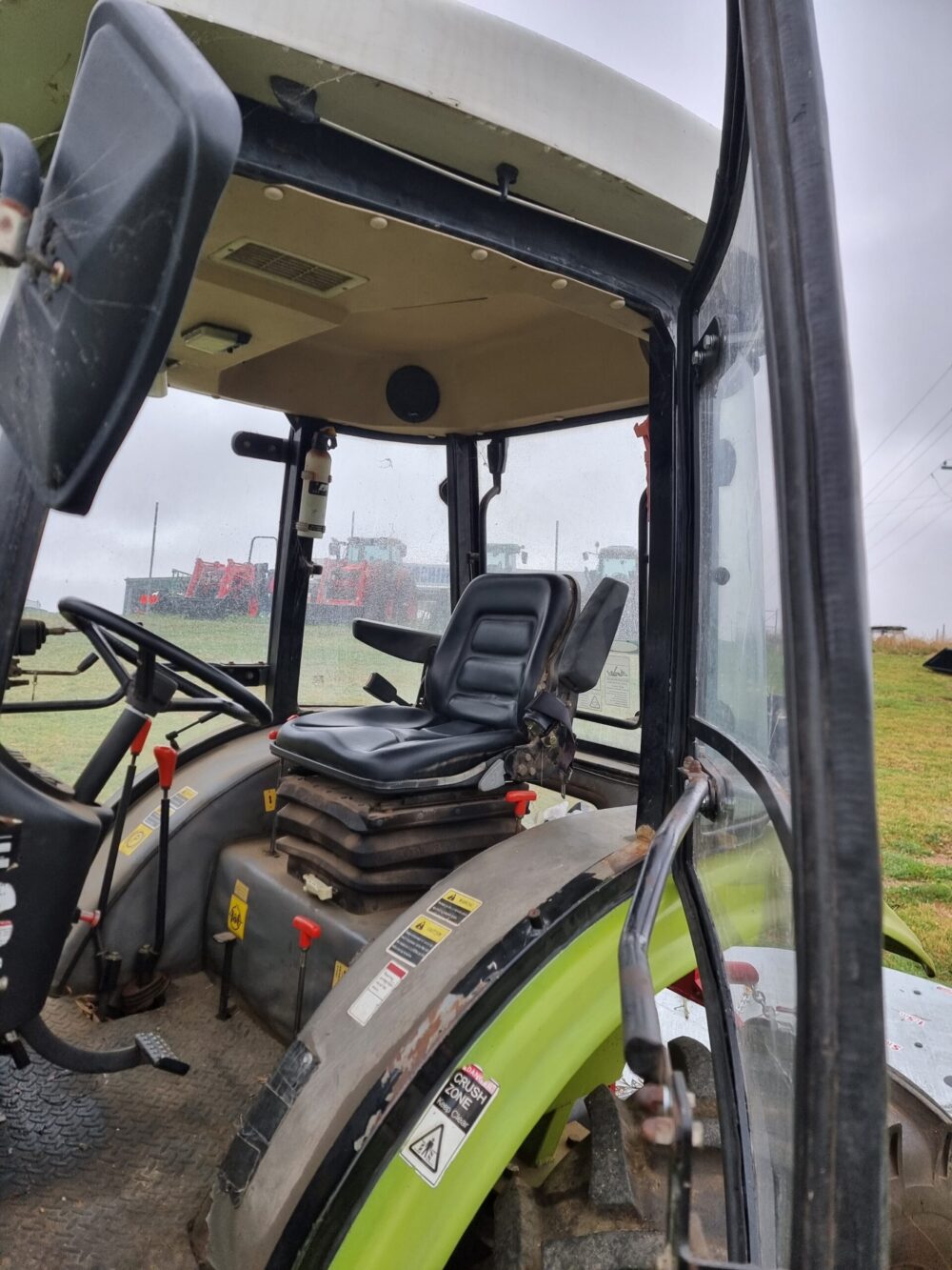 SOLD - Package Deal - Used Agrison 50hp 4wd Cab tractor with 4in1 bucket, Hay Forks, Pallet Forks and Kanga Slasher - Image 5