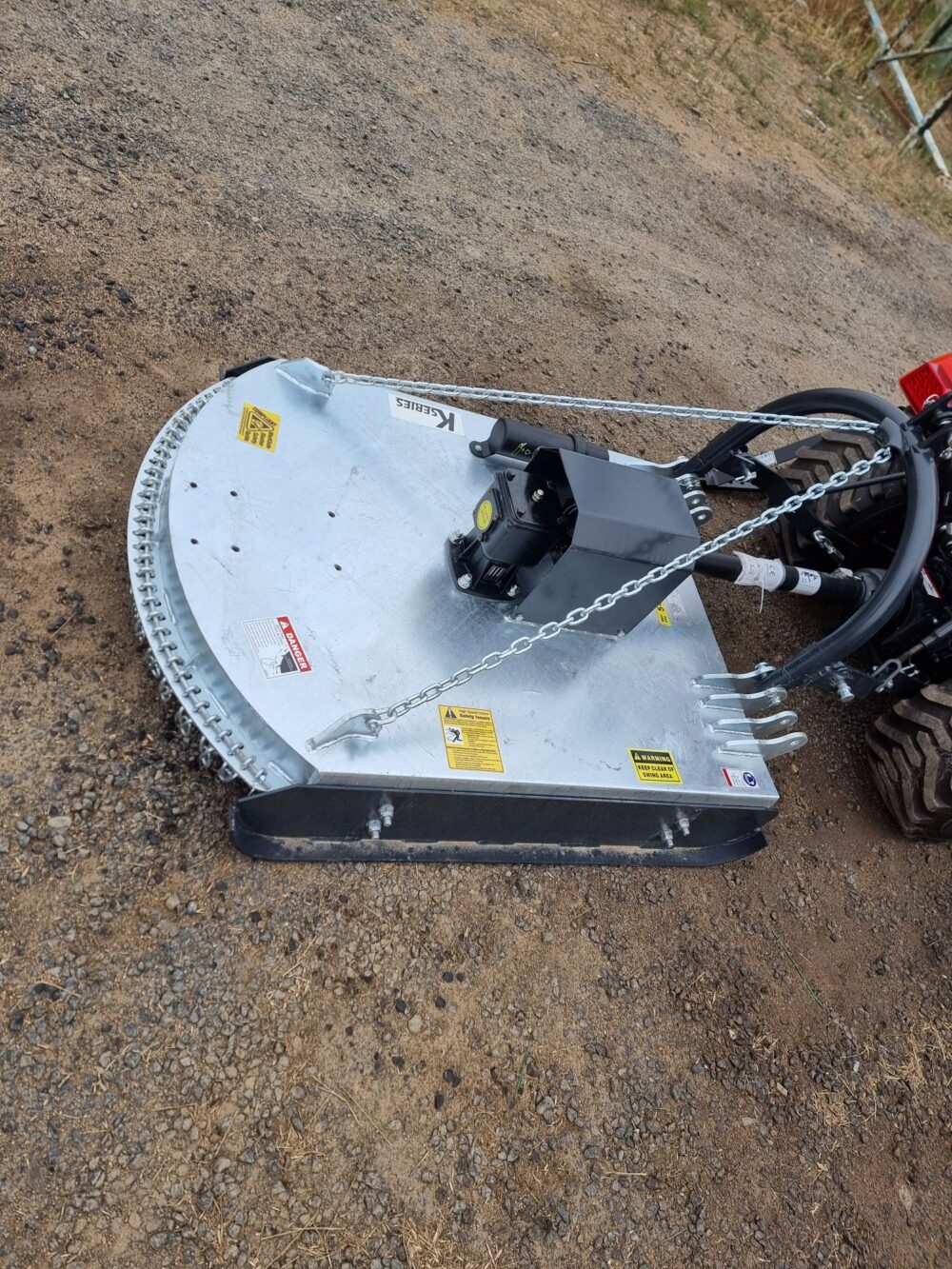 Kioti 1.2m Galvanised Slasher - Image 2
