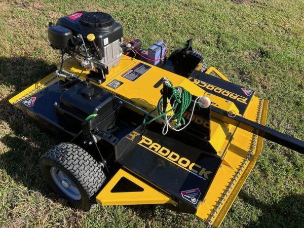 Paddock STBFM03 tow behind mower in excellent condition - Image 2