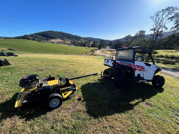 Paddock STBFM03 tow behind mower in excellent condition