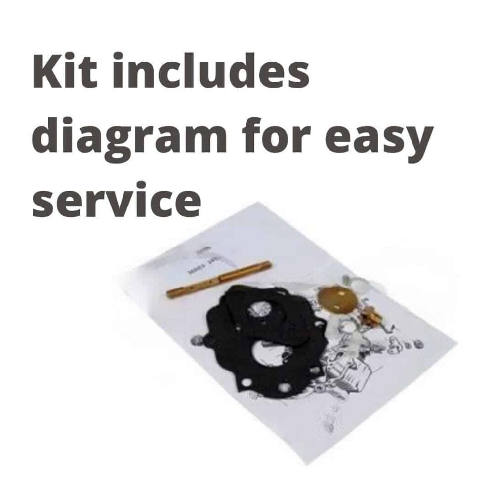 Carburettor Kit Fits for Massey Ferguson Zenith 28G Carb Late TEA20 TE20 35 135 - Image 3